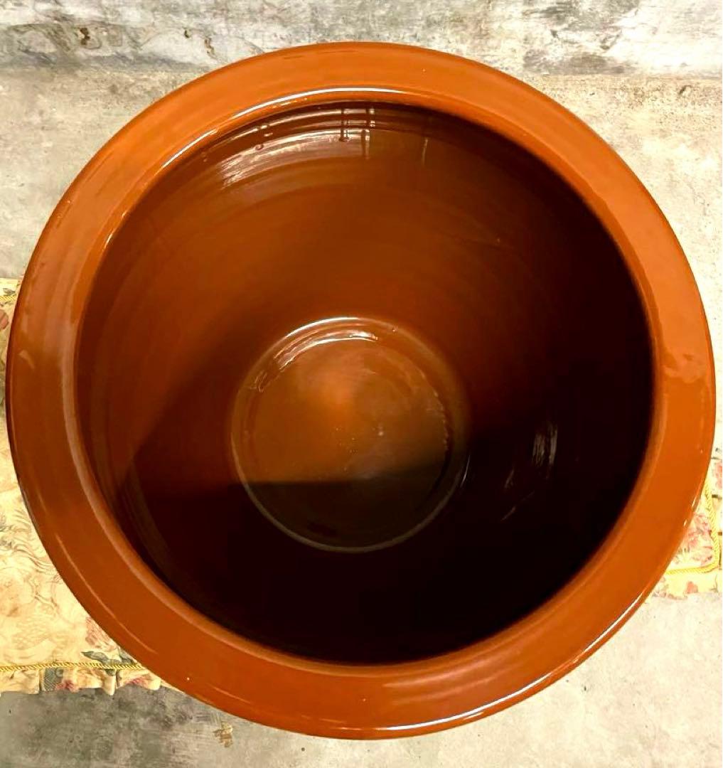 たいら窯、かめ壺、丸壺、大型、未使用、日本製