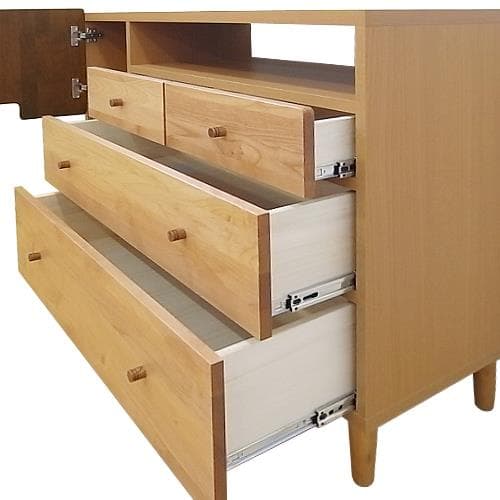 大川家具☆オスロ リビングチェスト ワイドタイプ☆