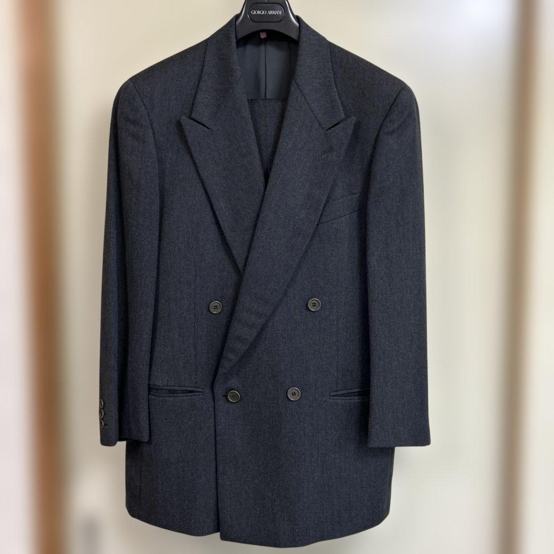 GIORGIO ARMANI スーツ　セットアップ　ハンガー付き　90s