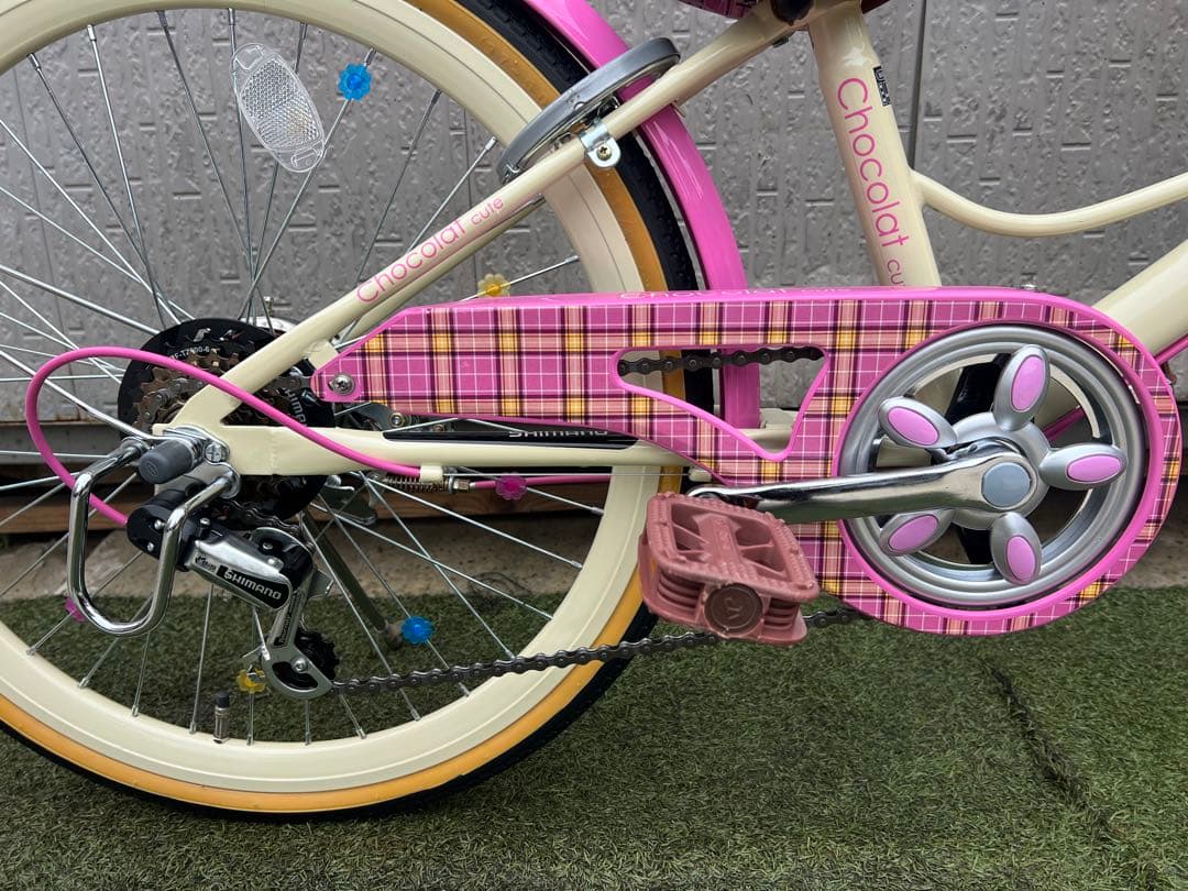 Chocolat cute 自転車　キッズ自転車　女の子　6ギア　22インチ