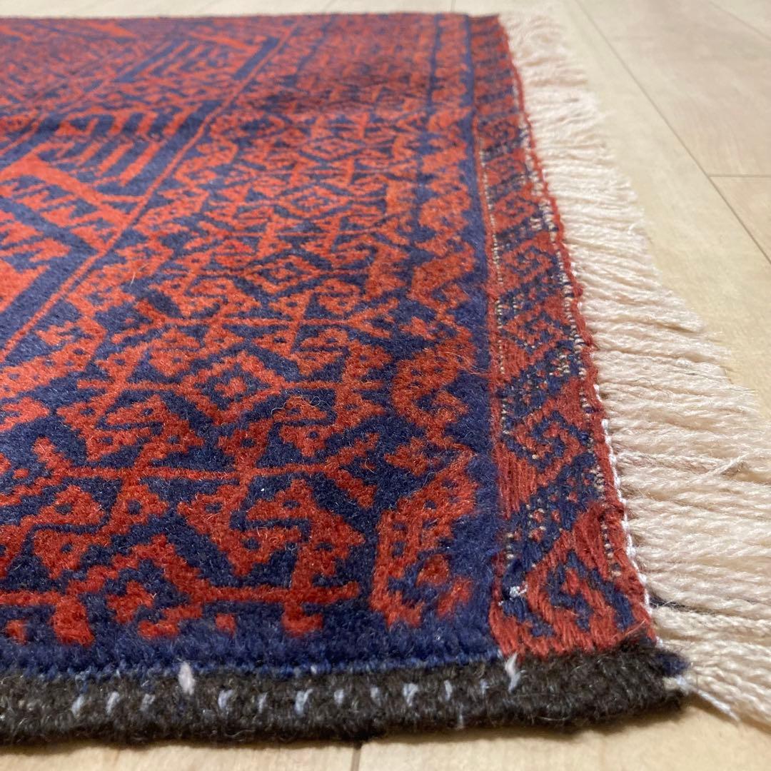 ペルシャ絨毯　バルーチ　ヴィンテージラグ　トライバルラグ　159x91㎝