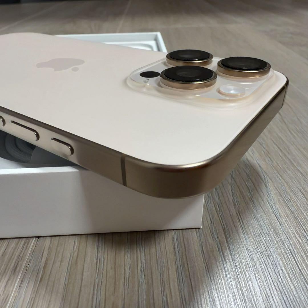 【極美品】iPhone 16 Pro 128GB デザート 100%