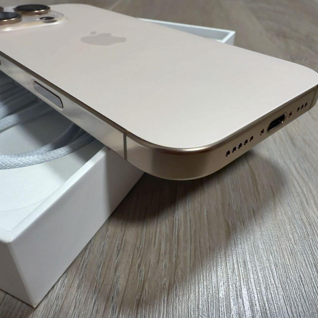 【極美品】iPhone 16 Pro 128GB デザート 100%