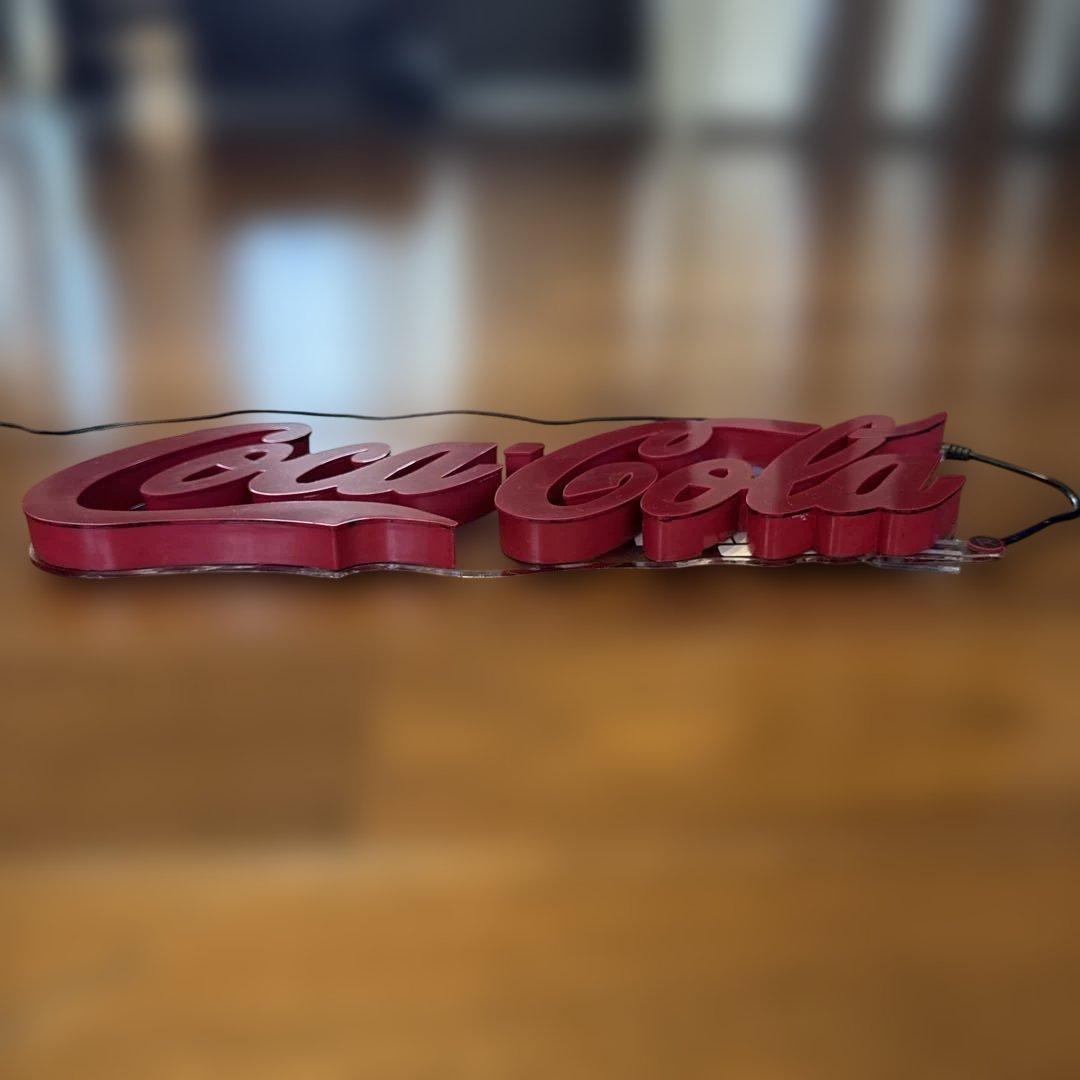 Coca-Cola 立体ロゴ インテリア小物 約43cm