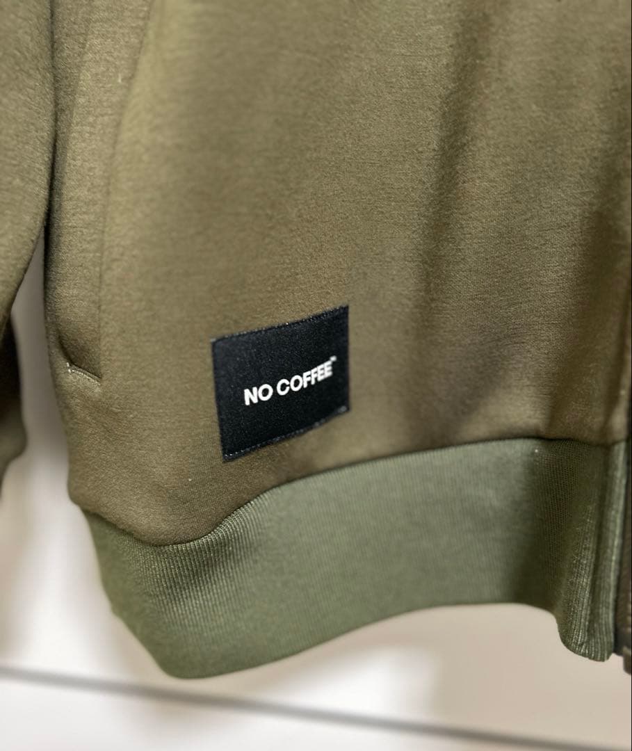 【美品】NO COFFEE フルジップトラックジャケットパーカーM メンズL相当