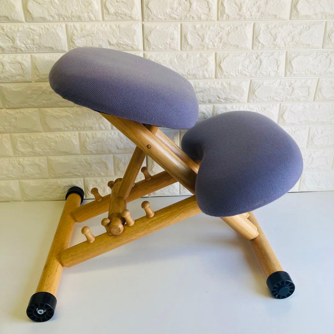 バランスチェア 2脚セット ライトブルー