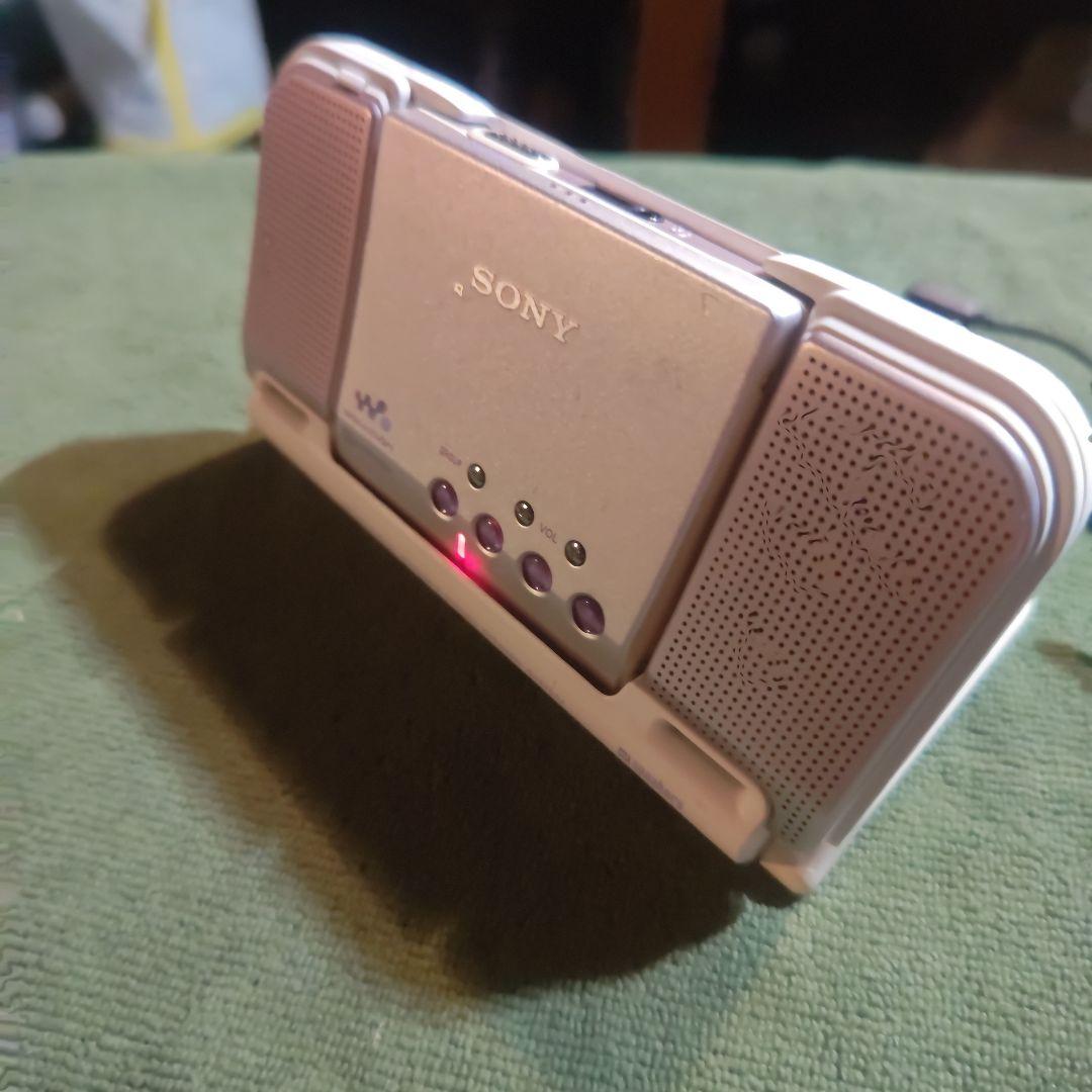 MDプレイヤー　SONY　MZ-E810SP　スピーカー等セット