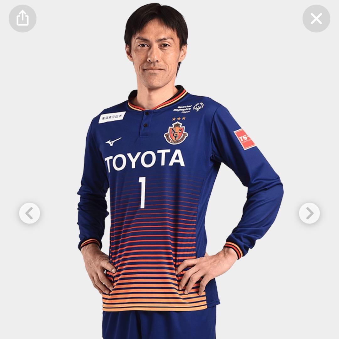 値下げしました【貴重】グランパス楢崎選手ラストシーズン1stユニフォームMサイズ