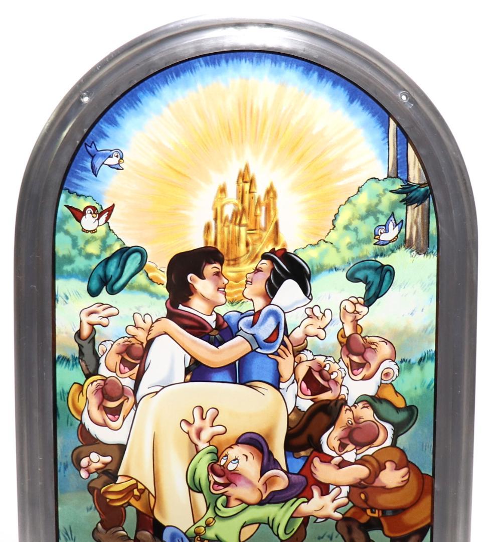 白雪姫と七人のこびと 60周年限定 ディズニー公式 ヴィンテージ ステンドグラス