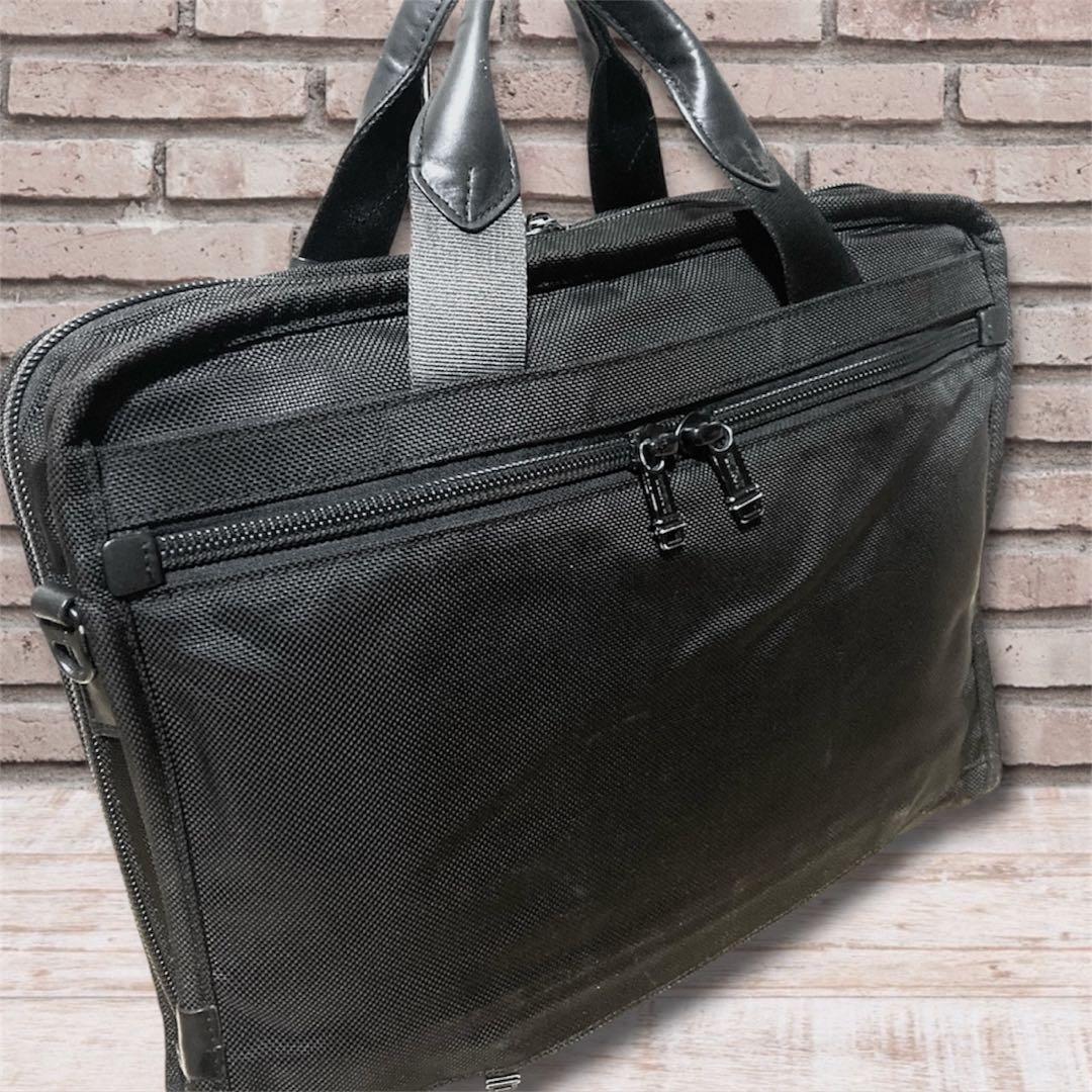 美品 TUMI ビジネスバッグ ブリーフケース ブラック 黒 2way