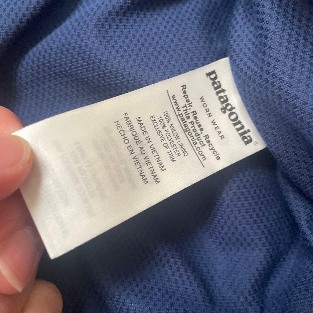 廃盤 patagonia 青 Lサイズ ナイロンジャケット バギーズジャケット