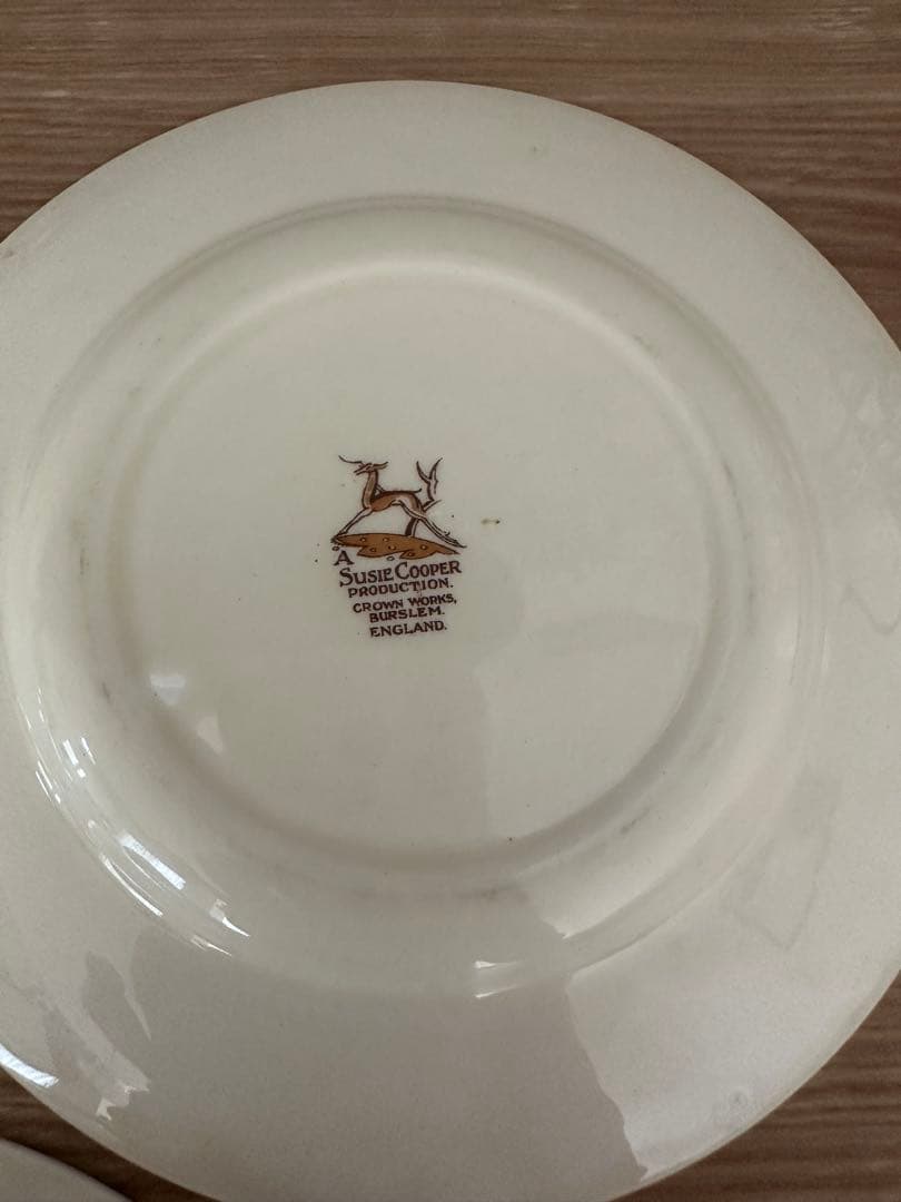 スージークーパー　パトリシアローズ　ピンク　プレート　17㎝　５枚セット