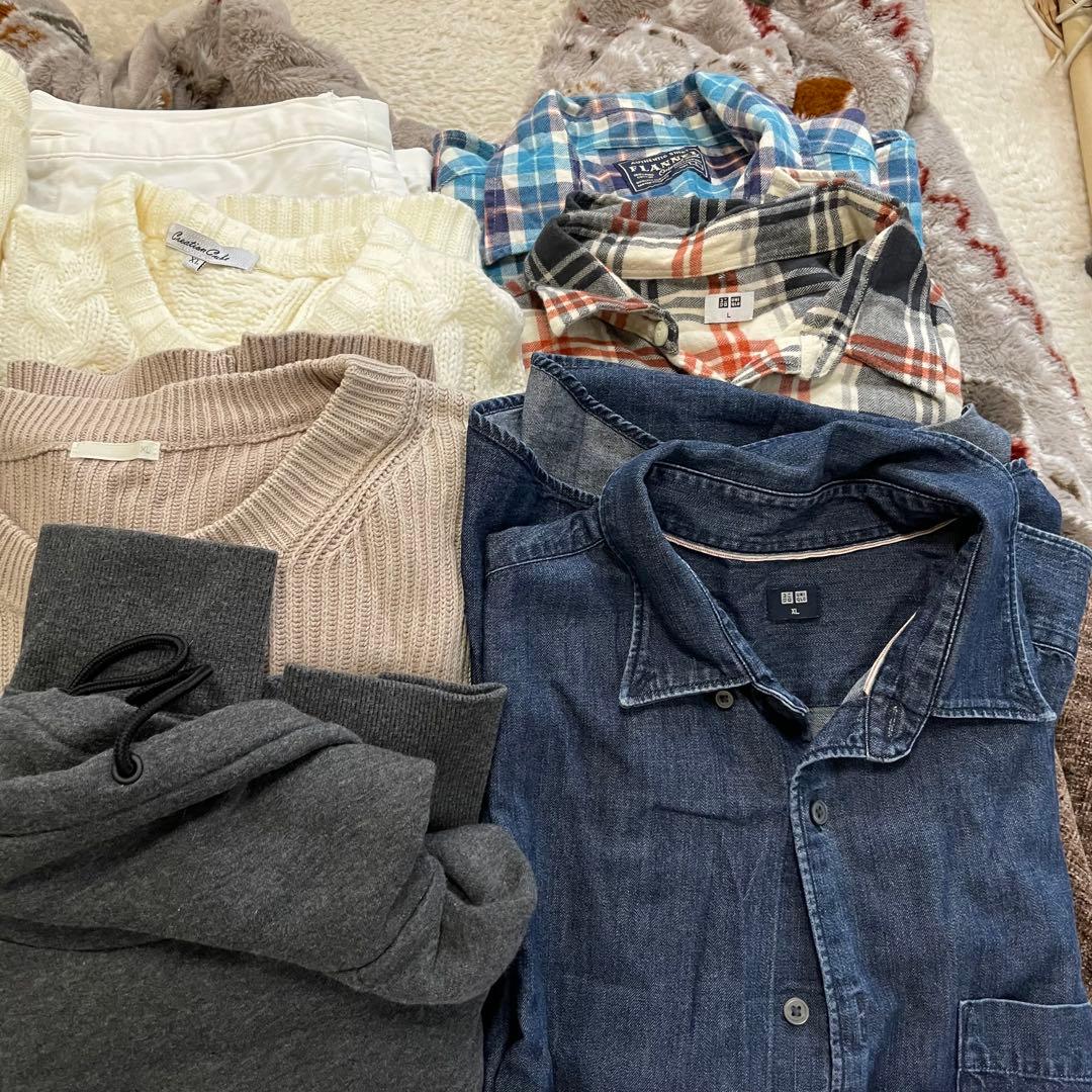 【激安】メンズ古着まとめ売り55点、オールシーズン、冬服夏服