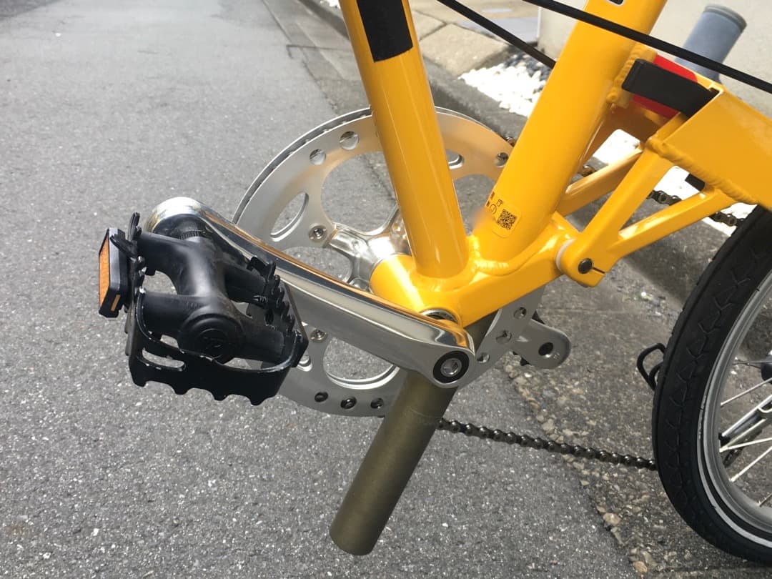 ○[ほぼ超美品] プジョ－ Pacific 18 折り畳み自転車 2002年 黄