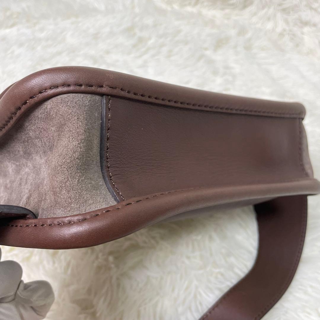 COACH コーチ ボディバッグ 70989 レザー ブラウン レッド レガシー