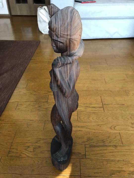 置物　銘木紫檀のビーナス像