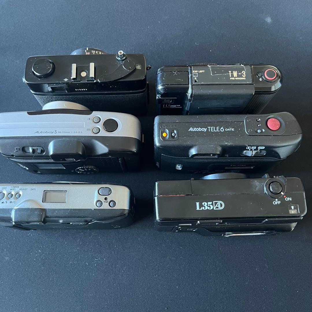 【ジャンク】コンパクトフィルムカメラ 6台セット