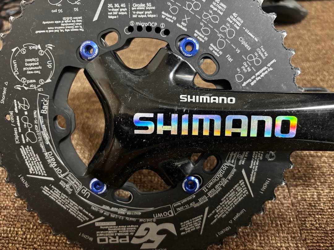 SHIMANO×DOVAL 5G PRO クランクセット　52-36t