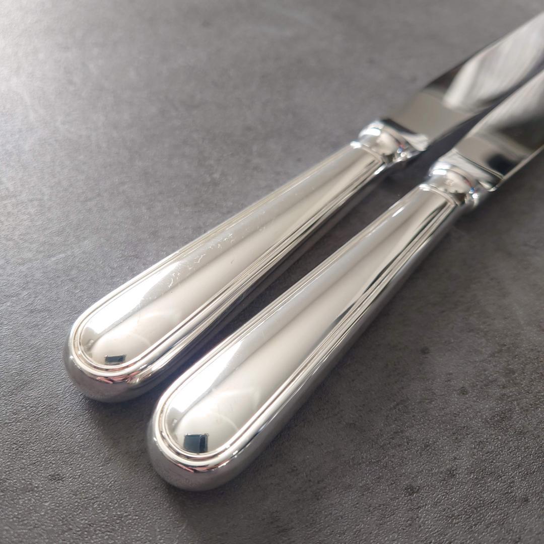 希少 美品 クリストフル アルビ テーブルナイフ 2点