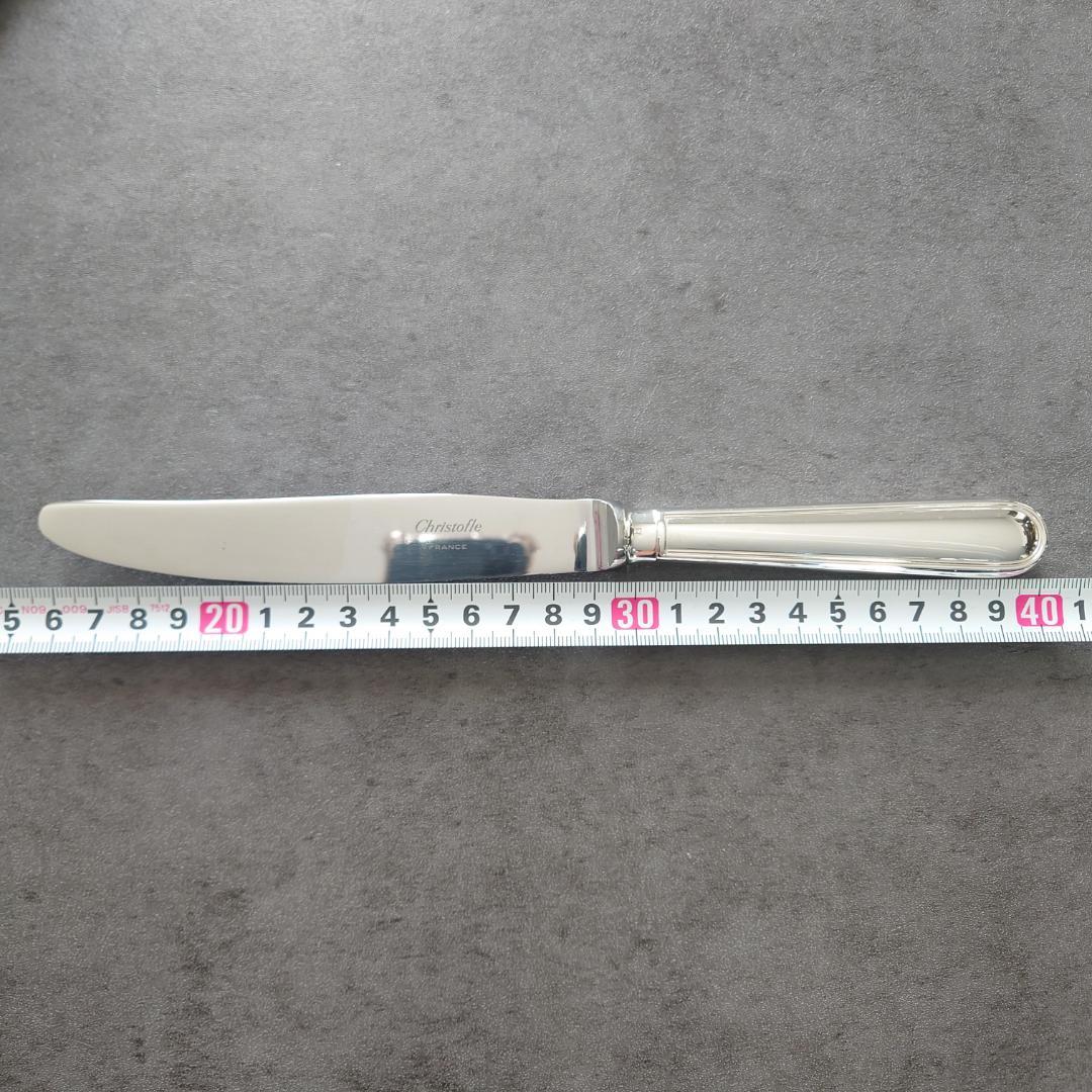 希少 美品 クリストフル アルビ テーブルナイフ 2点