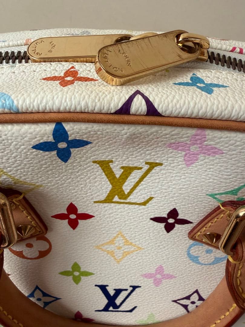 ルイ•ヴィトン　トゥルーヴィルモノグラムマルチカラーハンドバッグ