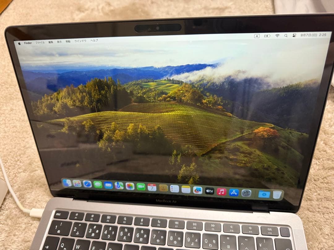 M1 Apple MacBookAir MGN63J/A 256Gスペースグレイ