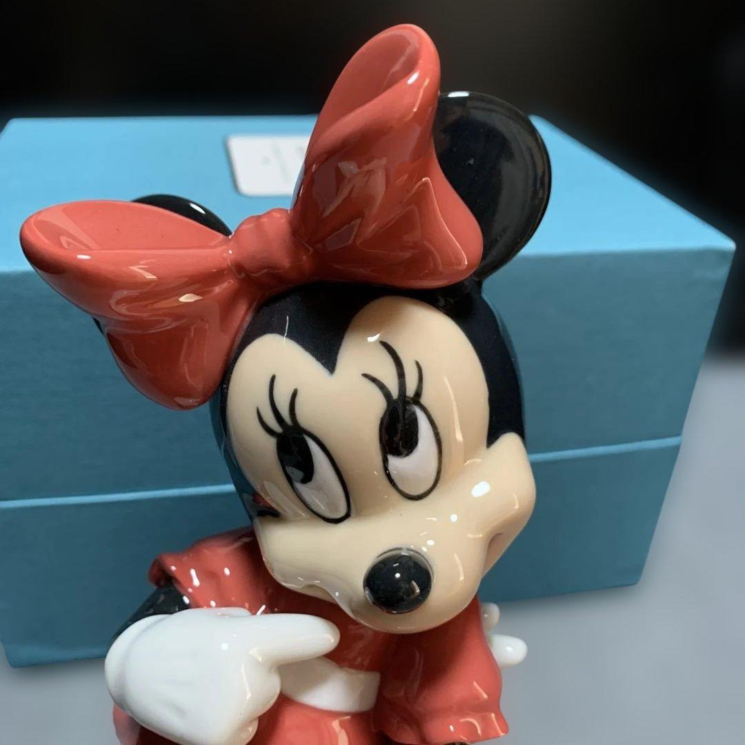 希少リヤドロ９０周年記念ディズニーミニマウスフィギュリン