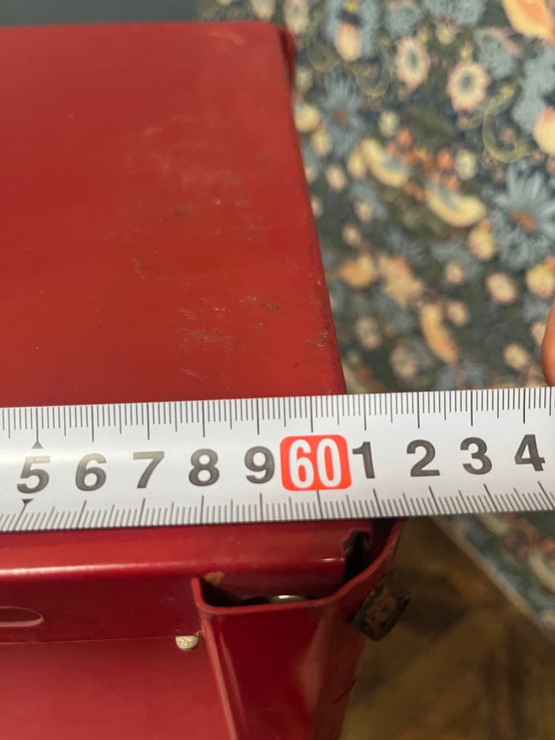 赤 スチール棚 スペースエイジ 昭和レトロ 当時物 インテリア レトロポップ