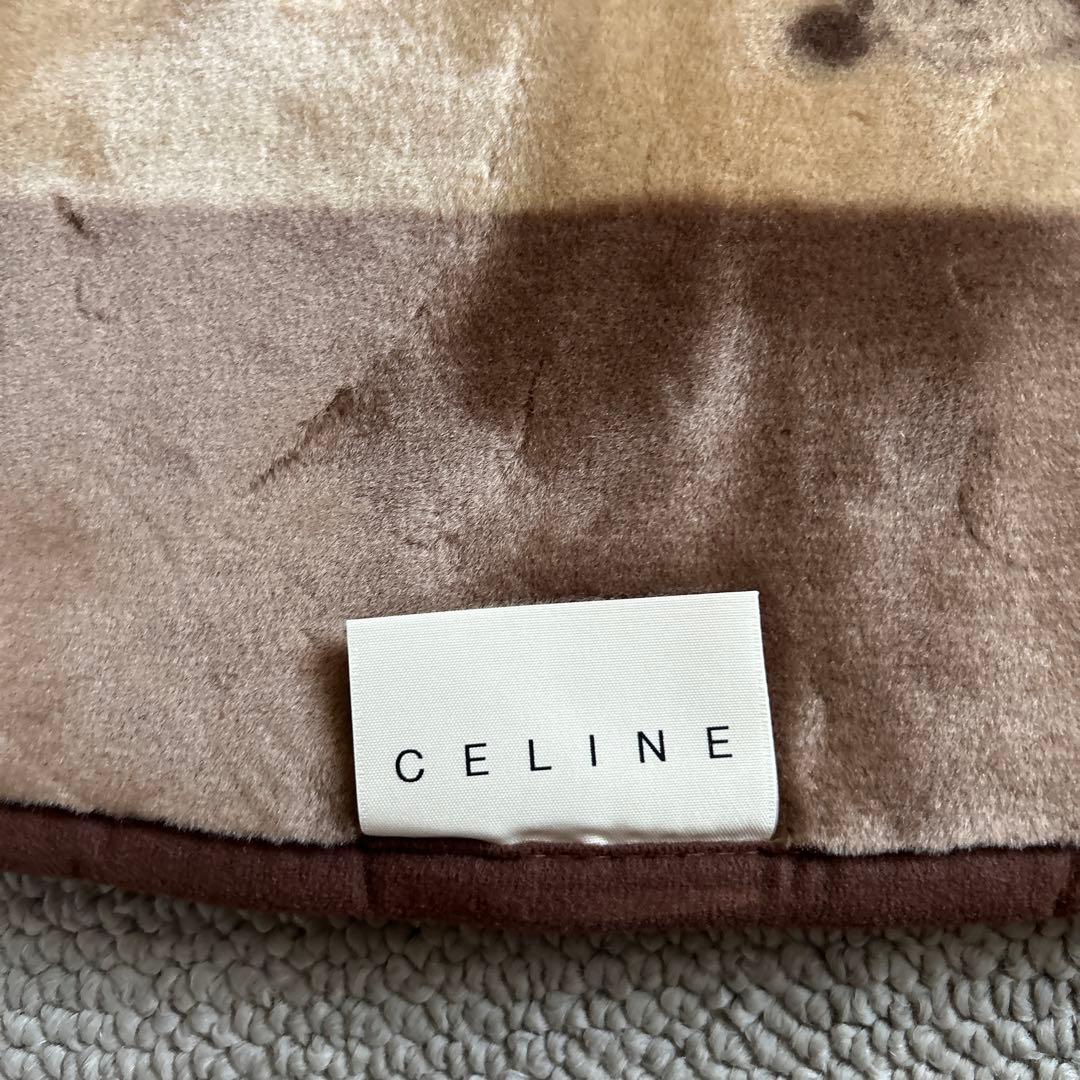 新品未使用 タグ付 CELINE セリーヌ ブランケット ハーフケット ブラウン