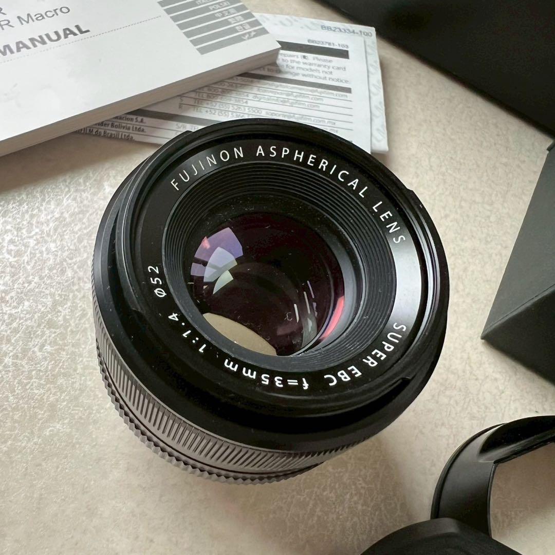 FUJIFILM フジノン　XF35mm f1.4R　X 交換レンズ　単焦点