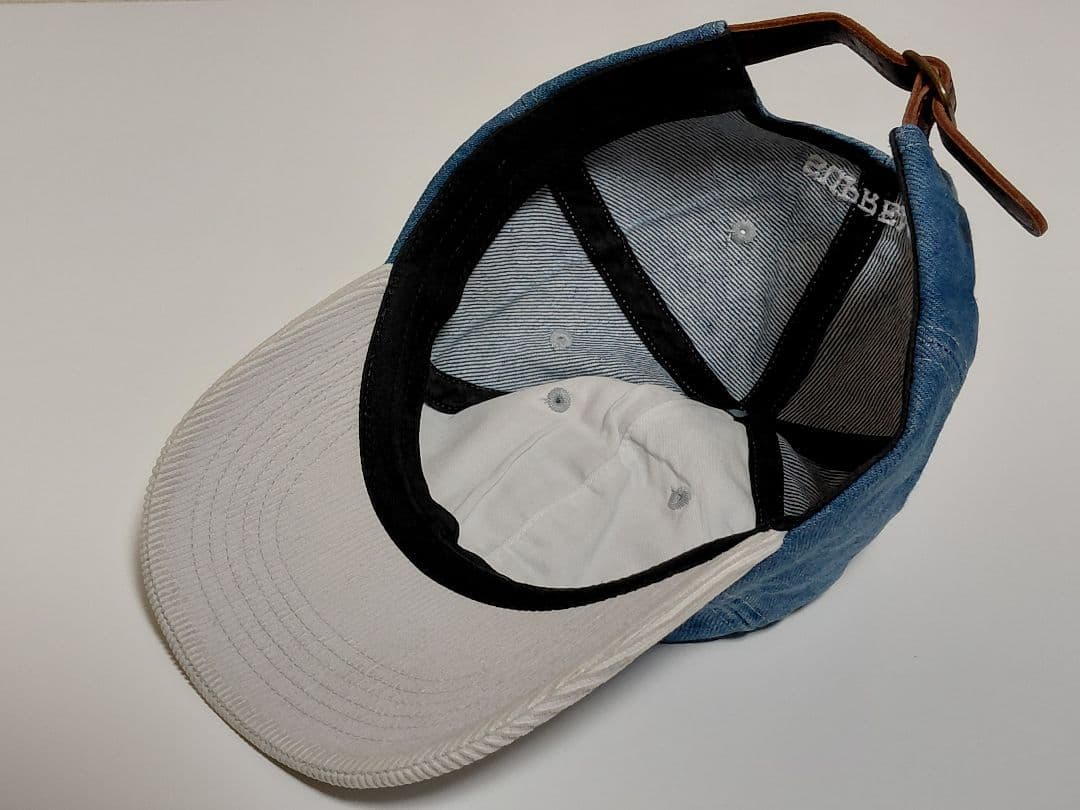 Supreme　2-Tone　S Logo　6-Panel　ウォッシュド デニム