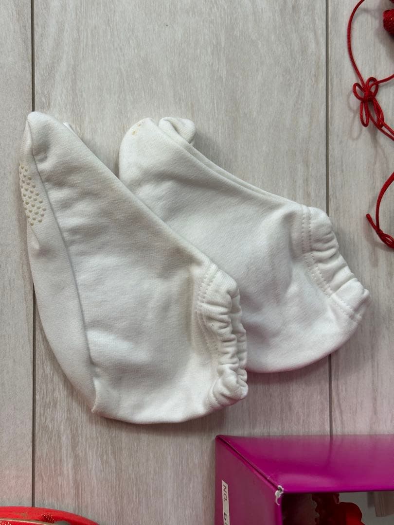 七五三　子ども　着物　小物一式　髪飾り　巾着　扇子　草履　赤