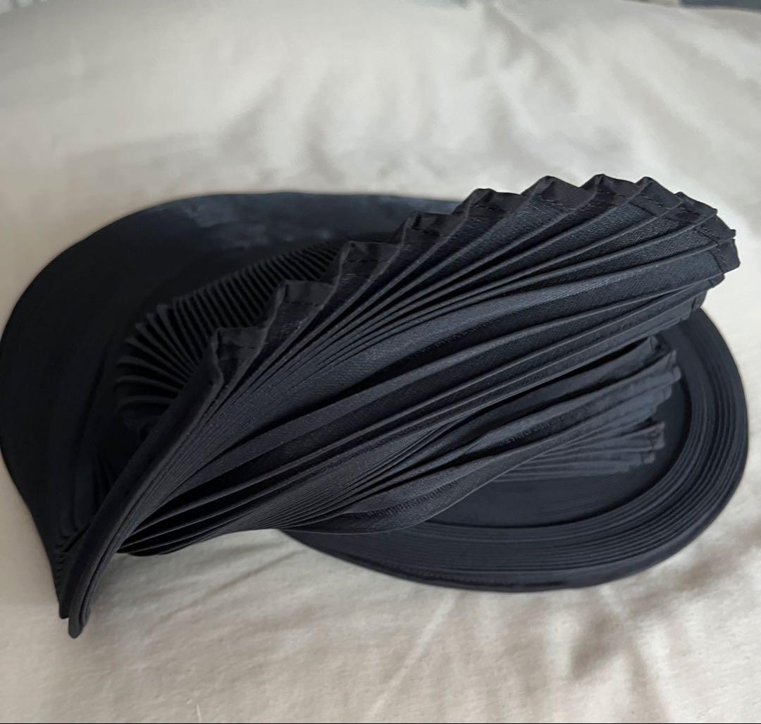 （NZ101）イッセイミヤケ　プリーツデザイン ハット