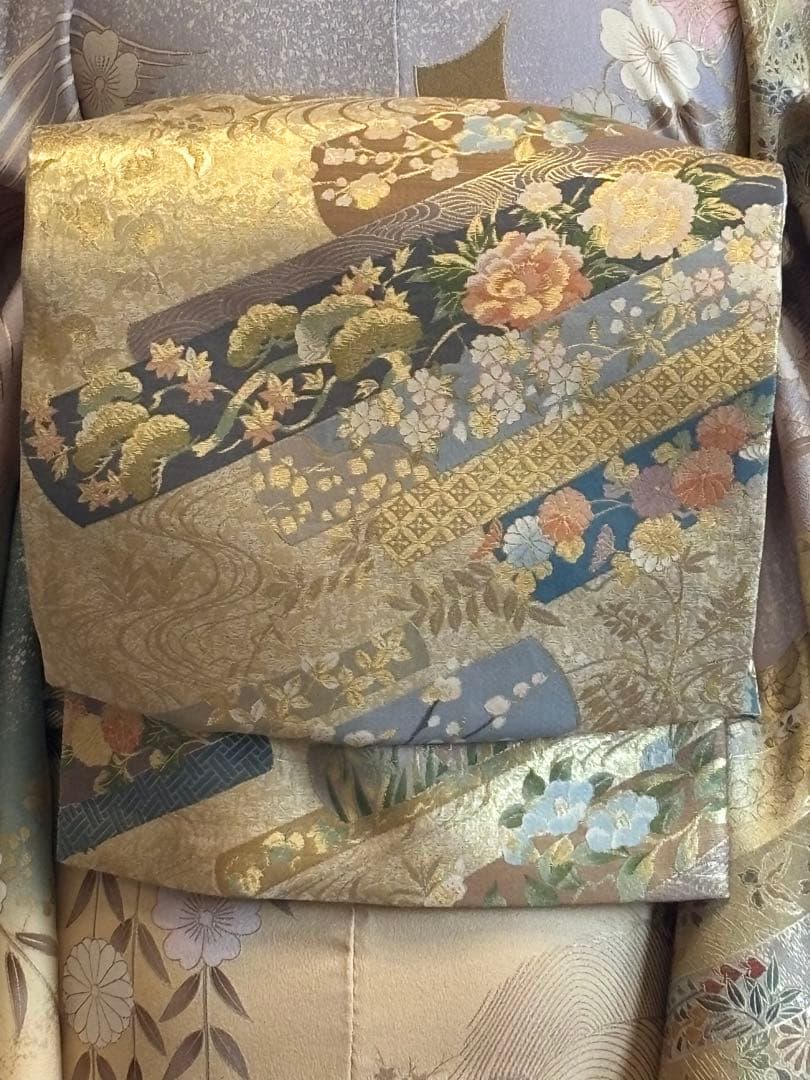 H-4◆訪問着 拾 フルセット◆フランソワーズ・モレシャン◆暈し染め◇ゆったりめ