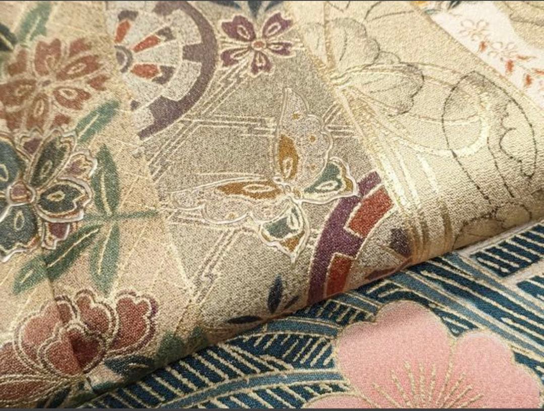 H-4◆訪問着 拾 フルセット◆フランソワーズ・モレシャン◆暈し染め◇ゆったりめ