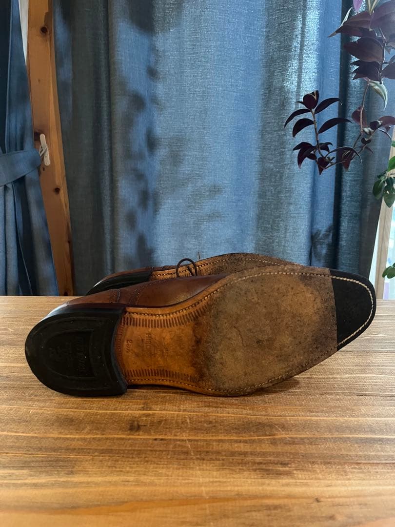 スコッチグレイン ウィングチップ ドレスシューズ