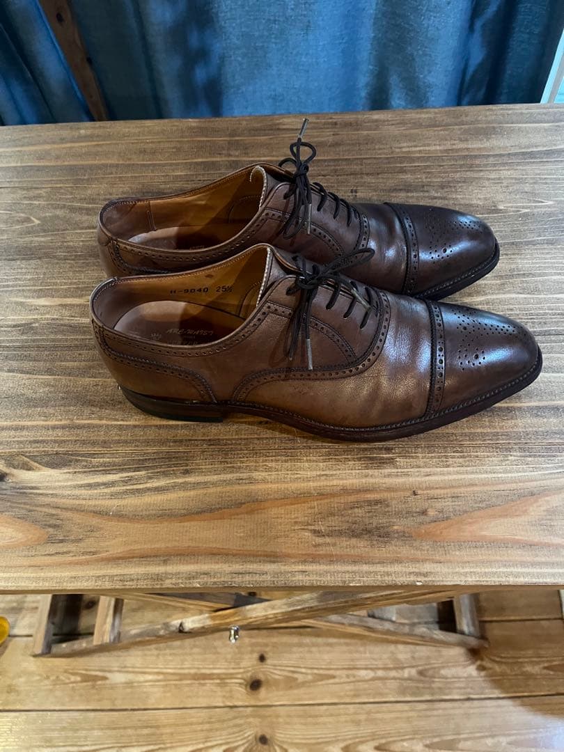 スコッチグレイン ウィングチップ ドレスシューズ