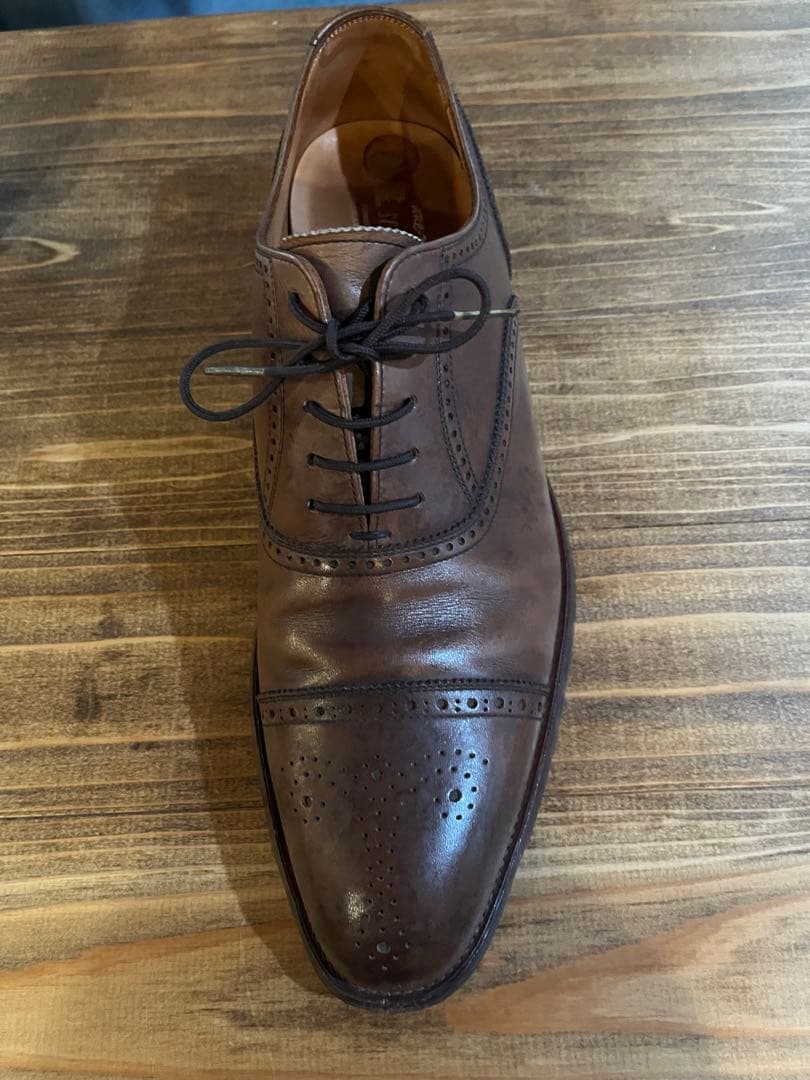 スコッチグレイン ウィングチップ ドレスシューズ