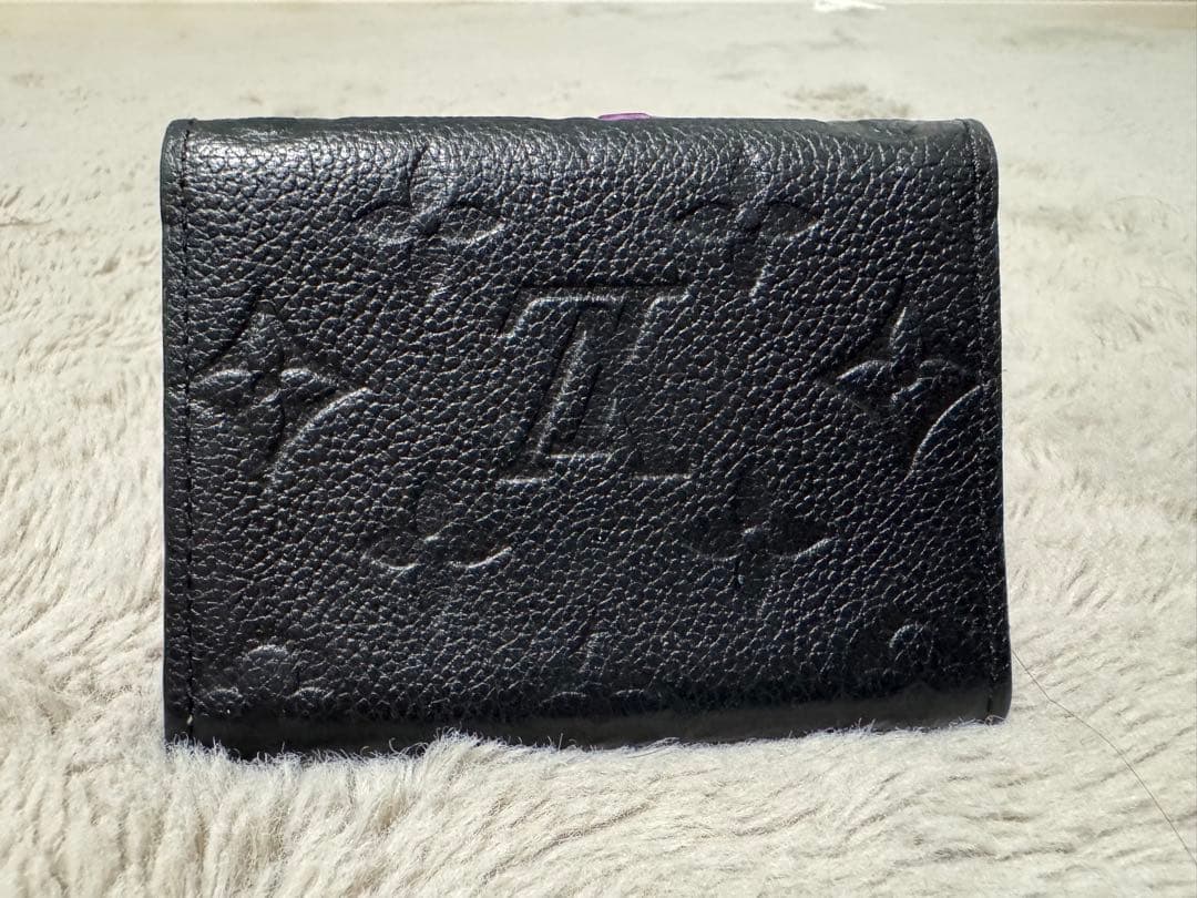 Louis Vuitton ブラックレザー 名刺入れ