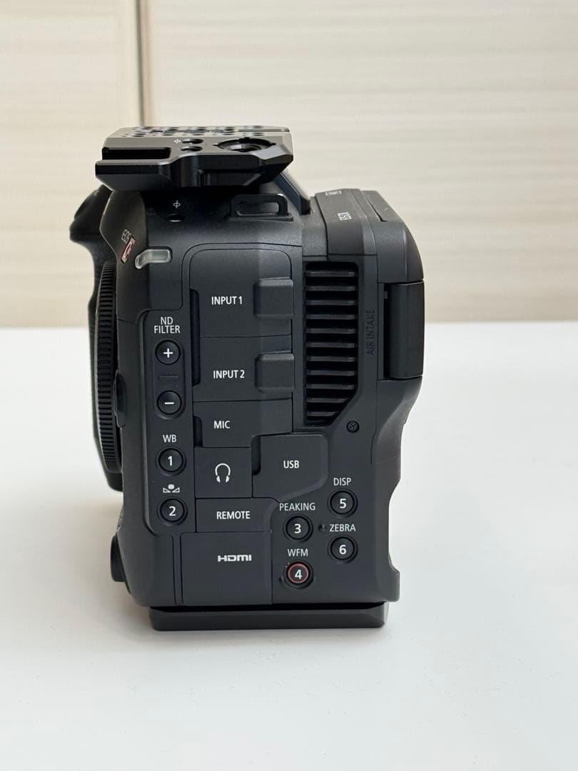 リグ付き Canon EOS C70 ボディ業務用ビデオカメラ本体