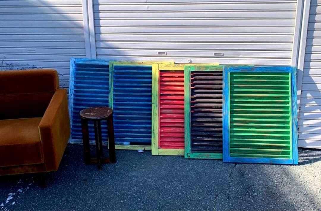 アンティークウッドボレー(鎧戸)