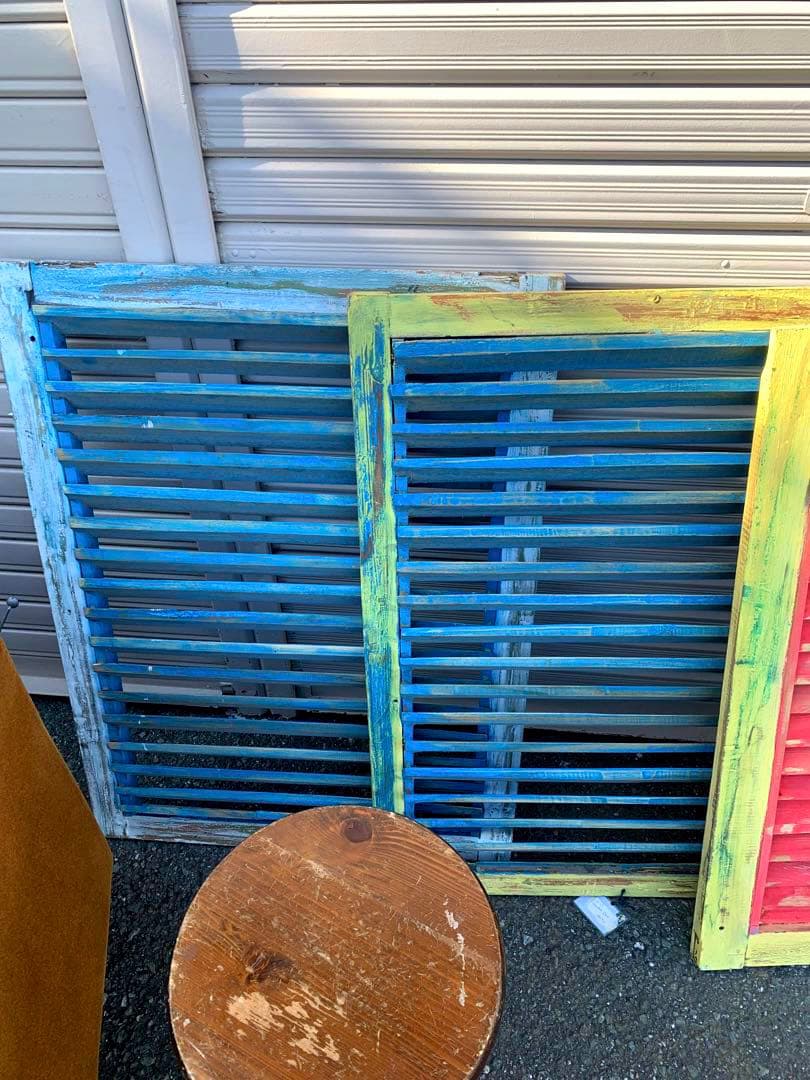 アンティークウッドボレー(鎧戸)