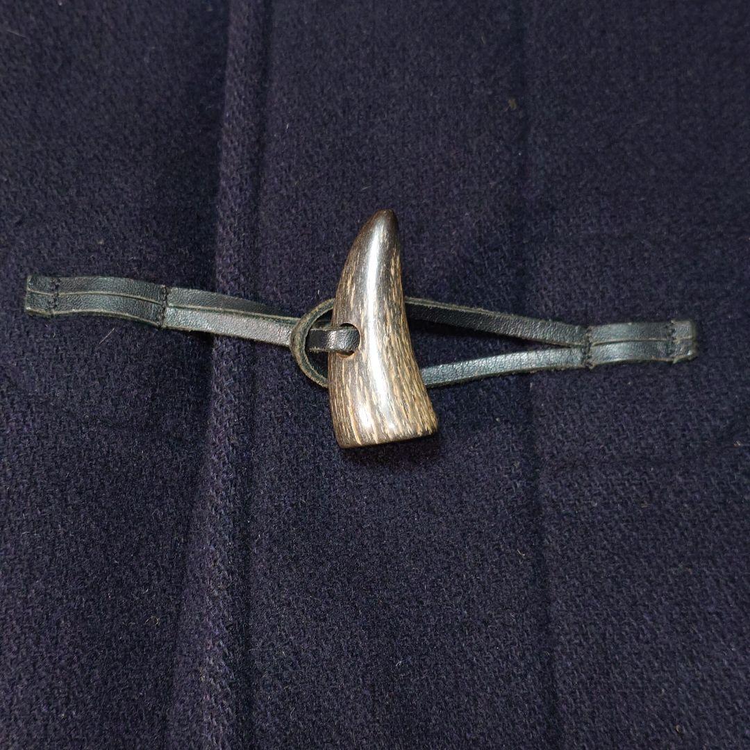 希少✨トゥモローランド ウール混 ダッフルコート 水牛トグル 英国製 ネイビー