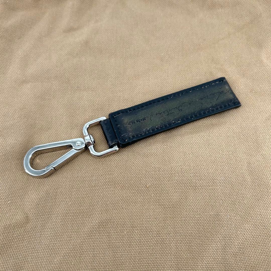 【高級】ベルルッティ　キーリング　カリグラフィー　スクリット　ブラック系