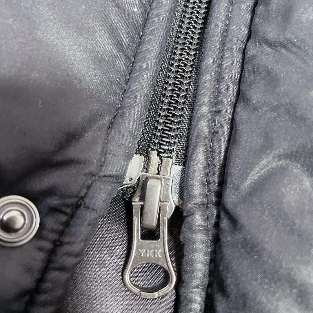 美品　アスレタ　中綿入ロングコート　ベンチコート　カモフラ柄　ロゴ入　Oサイズ