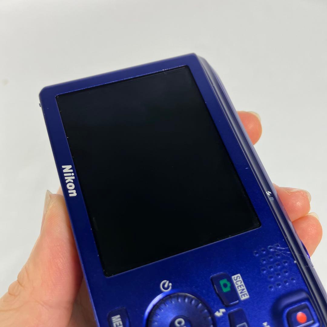 【動作確認済】Nikon COOLPIX S6300 ブルー デジカメ