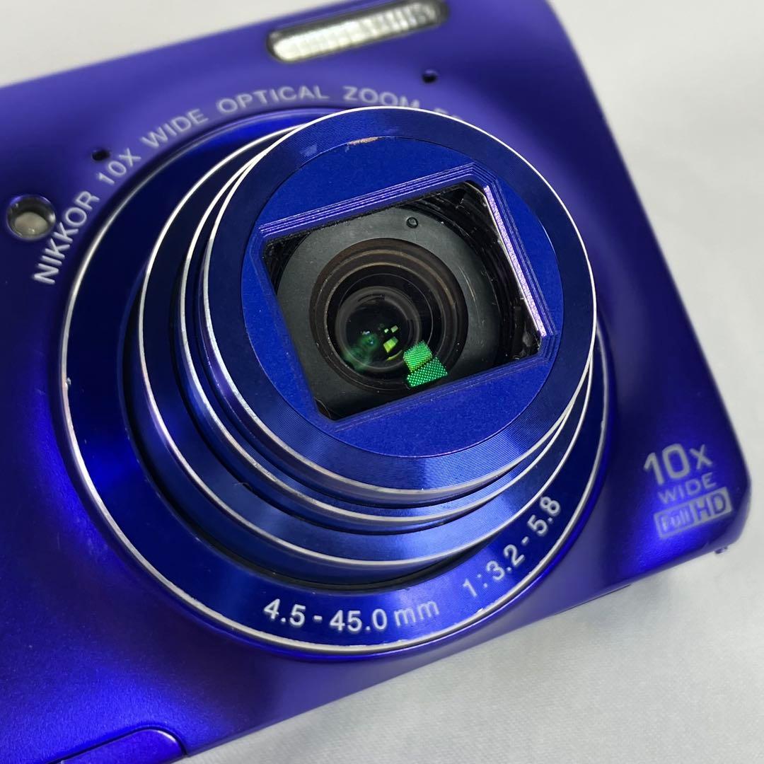 【動作確認済】Nikon COOLPIX S6300 ブルー デジカメ