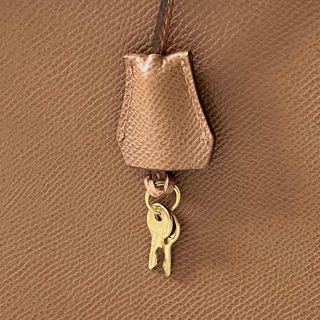 未使用級✨SOMES SADDLE ソメスサドル　ハンドバッグ　ブラウン　レザー