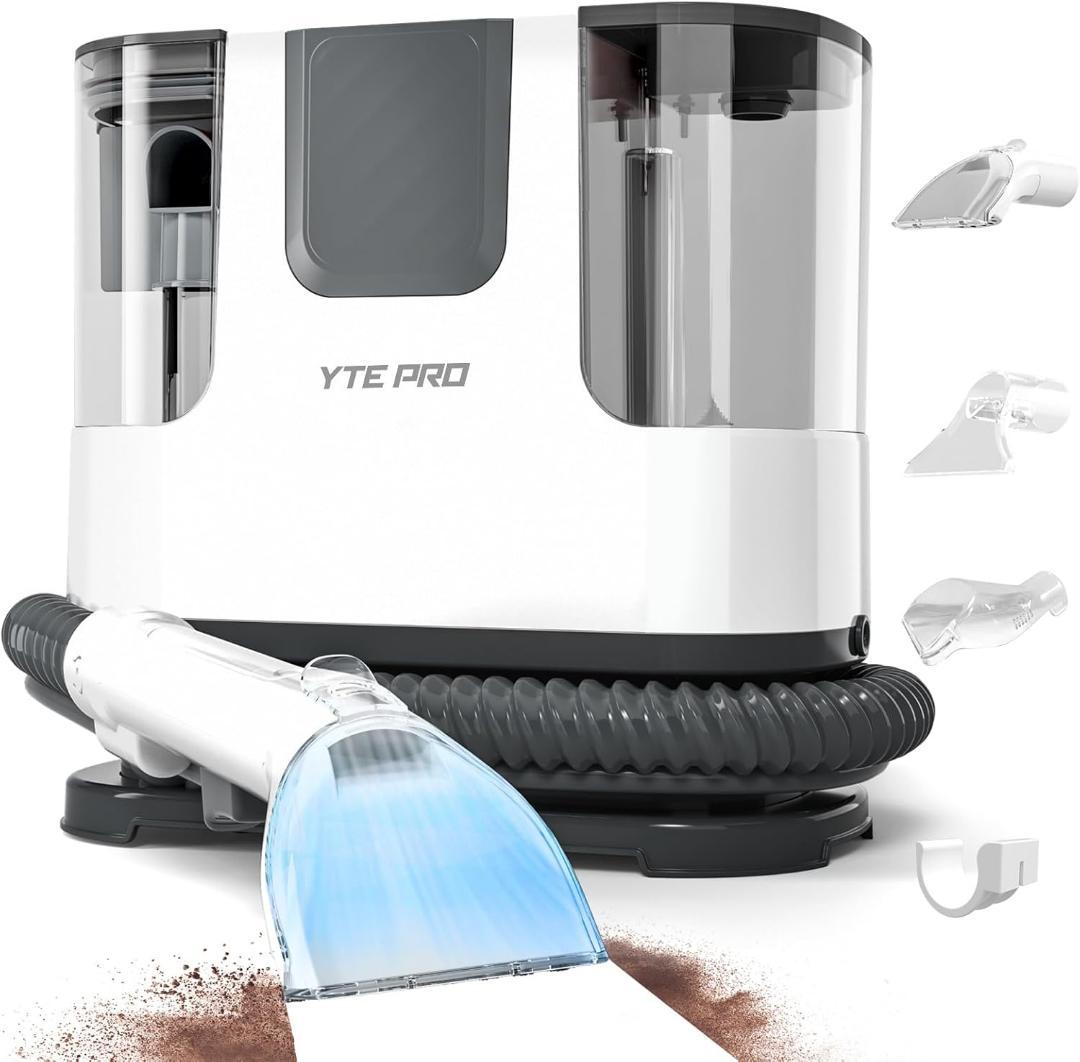 【最低価格】カーペットクリーナー 強力吸引 リンサークリーナー 400W