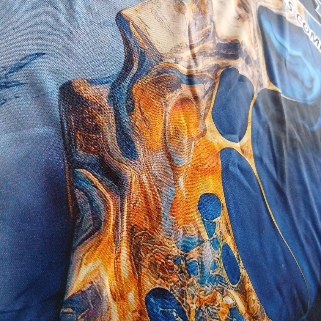 ✨新品✨ボウリングウェア　STORM　【2XL】　ブルー　マーブル　大きいサイズ